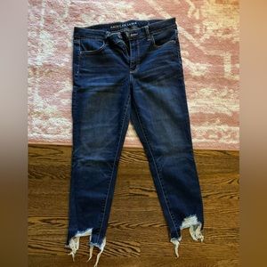 AE Hi-Rise Jegging Crop Size 14